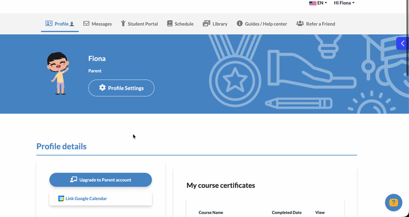 SuperTeacjer Parent Portal