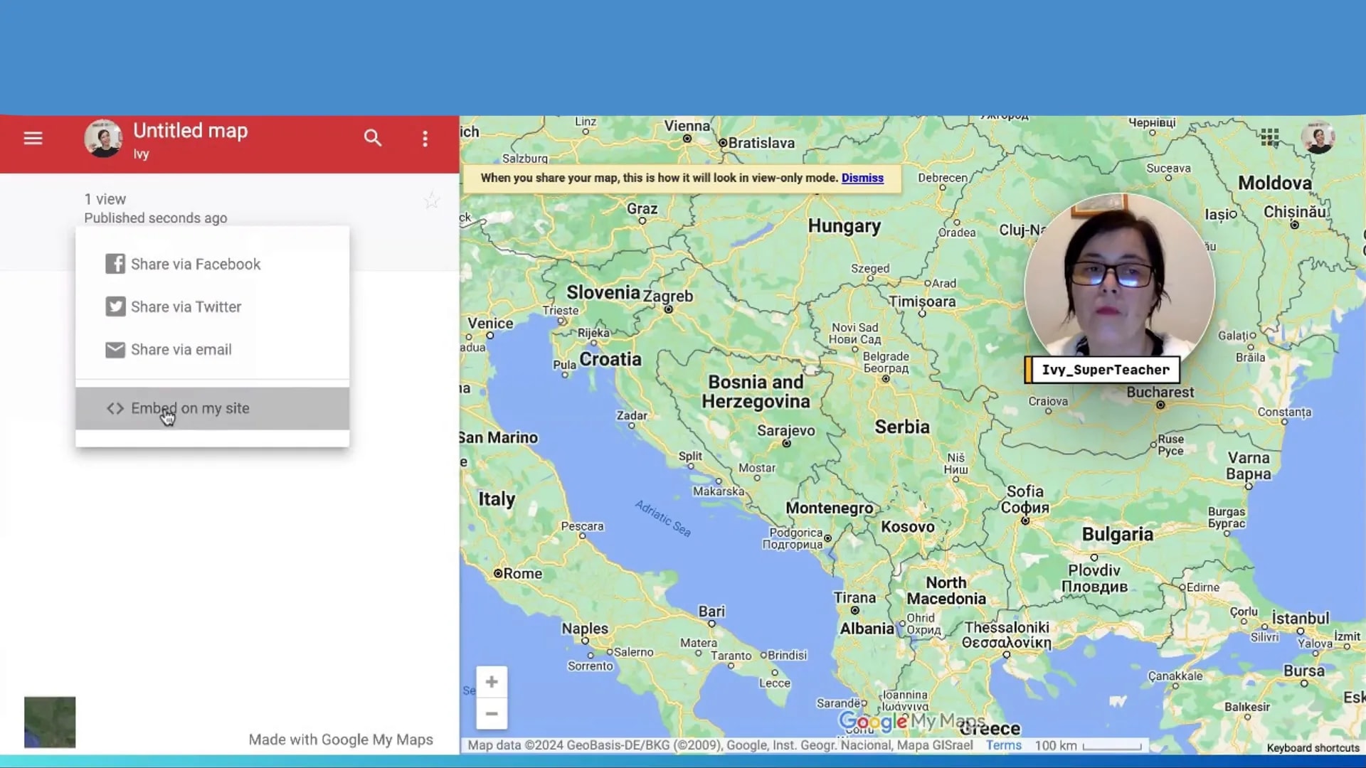 Embedding Google Map into digital product
